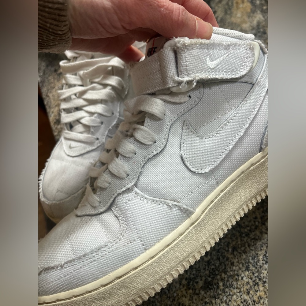 Nike Air Force 1 Mid “Patchwork” Canvas Sneakers,… - image 8